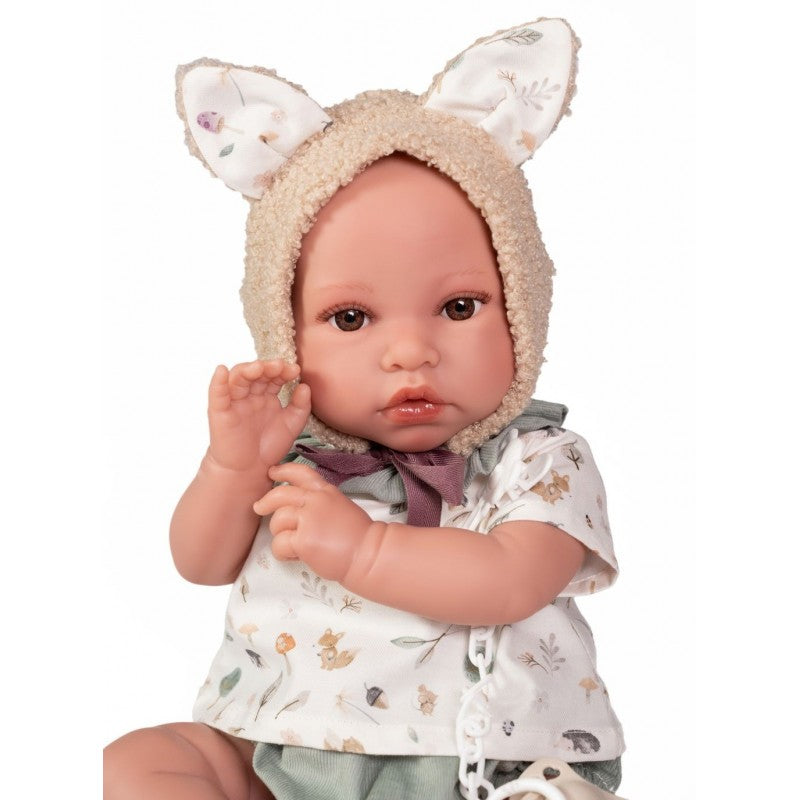 Bambola neonato Erik con marsupio