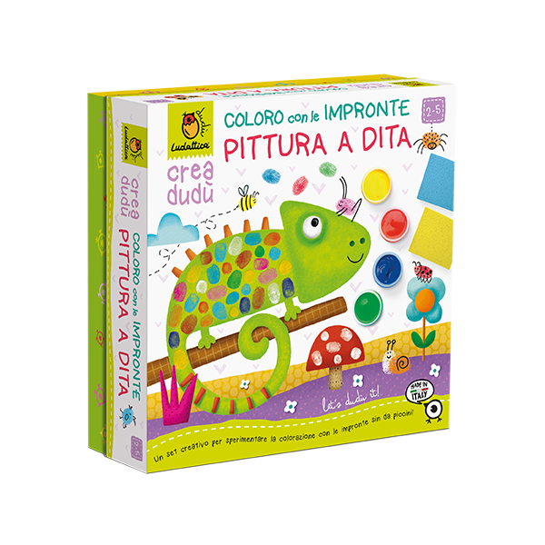 Coloro e decoro con la pittura a dita
