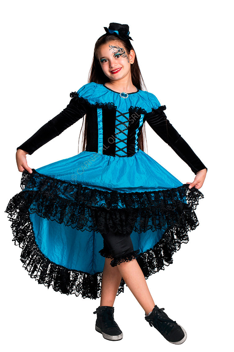 Costume Saloon girl Fancy Magic Carnaval Queen