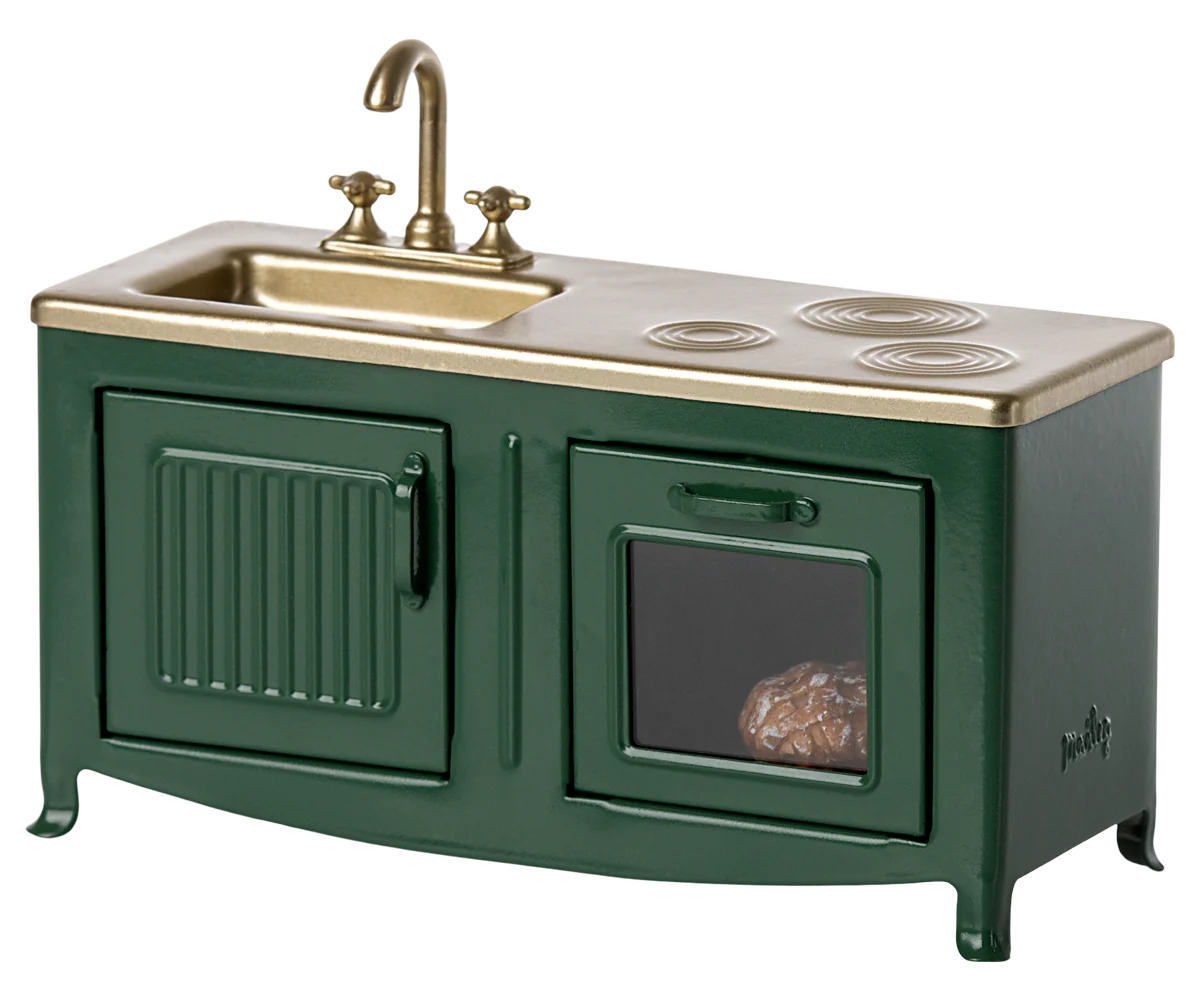 Cucina Topo verde scuro