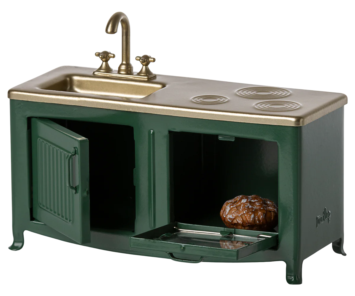 Cucina Topo verde scuro