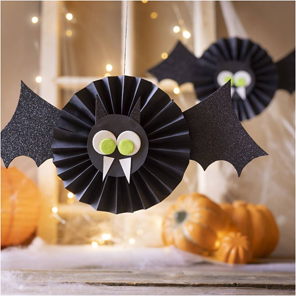 Kit fai da te - Decorazioni di carta - Pipistrelli