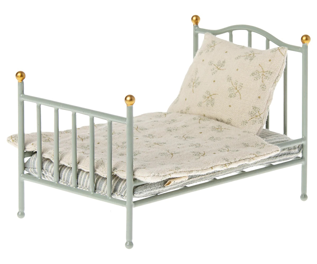 Letto vintage, Topo - Menta