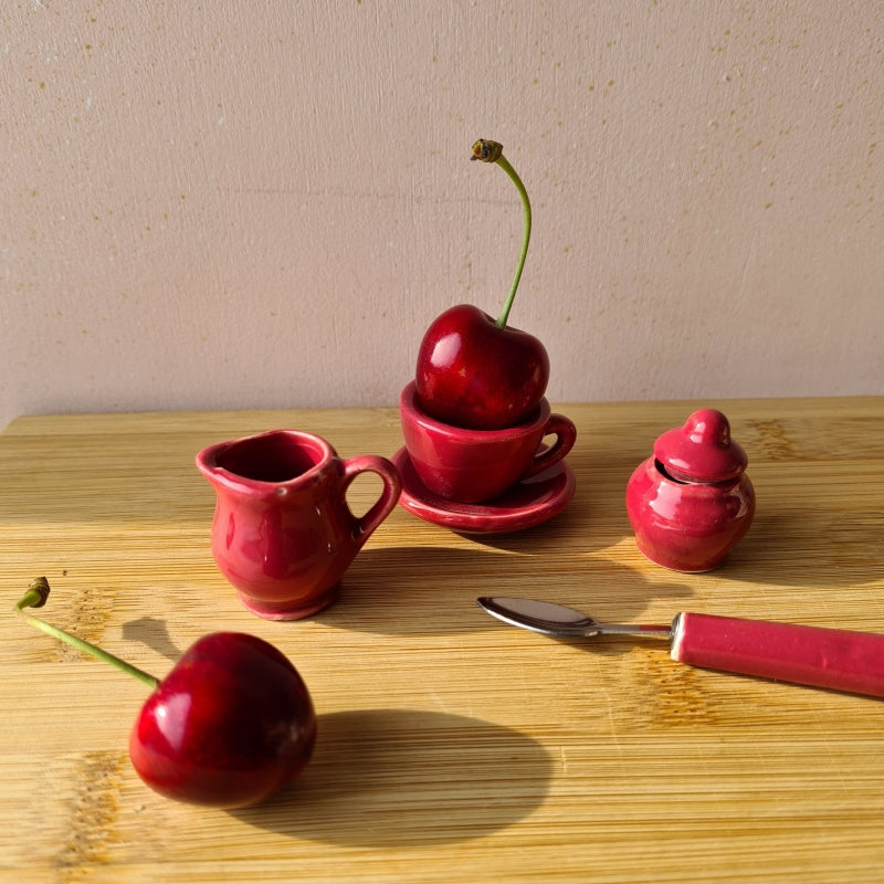 Mini set da té in porcellana