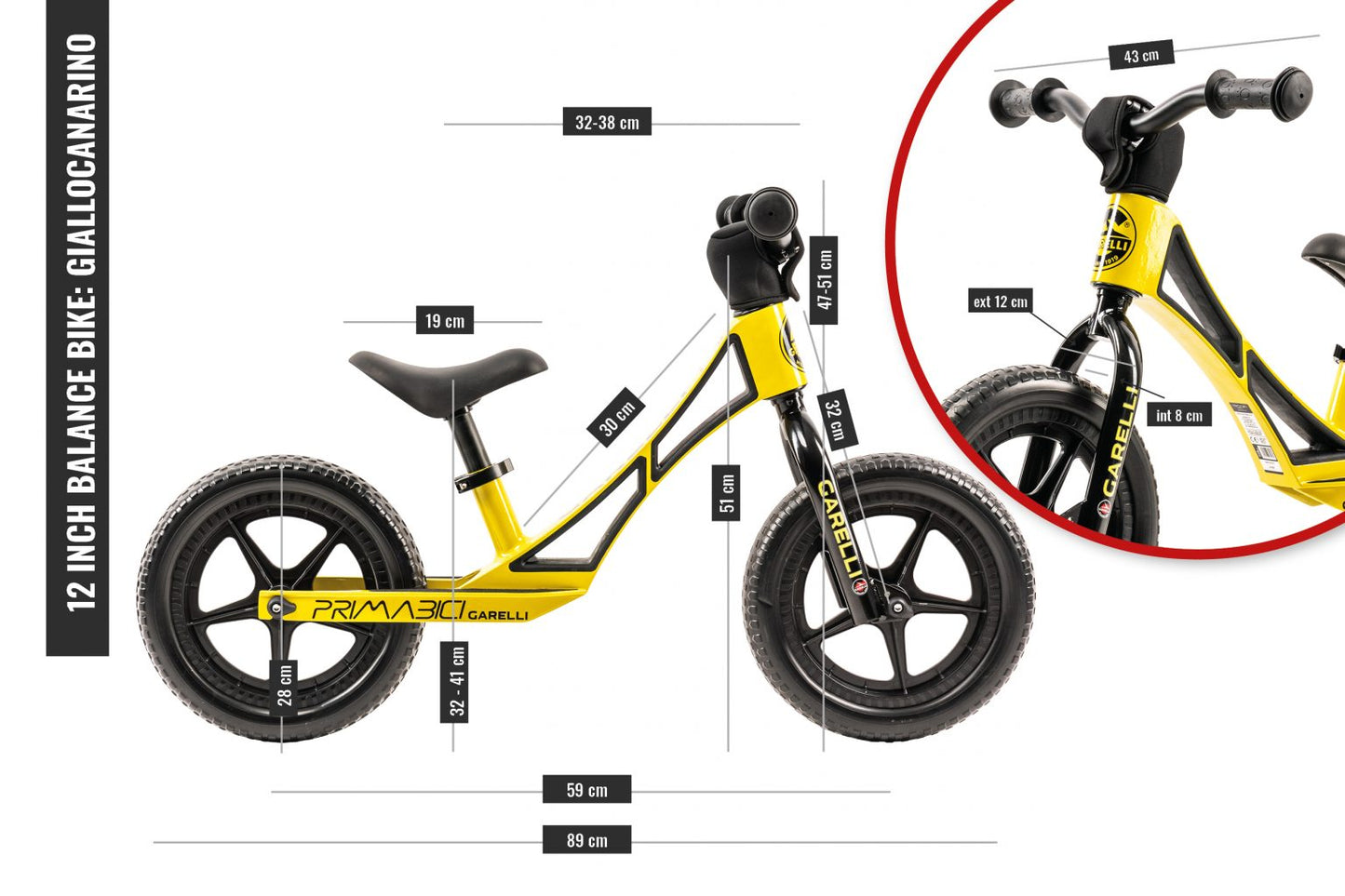 Primabici Garelli Giallocanarino