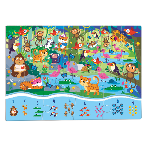 Puzzle 1 2 3 - La giungla