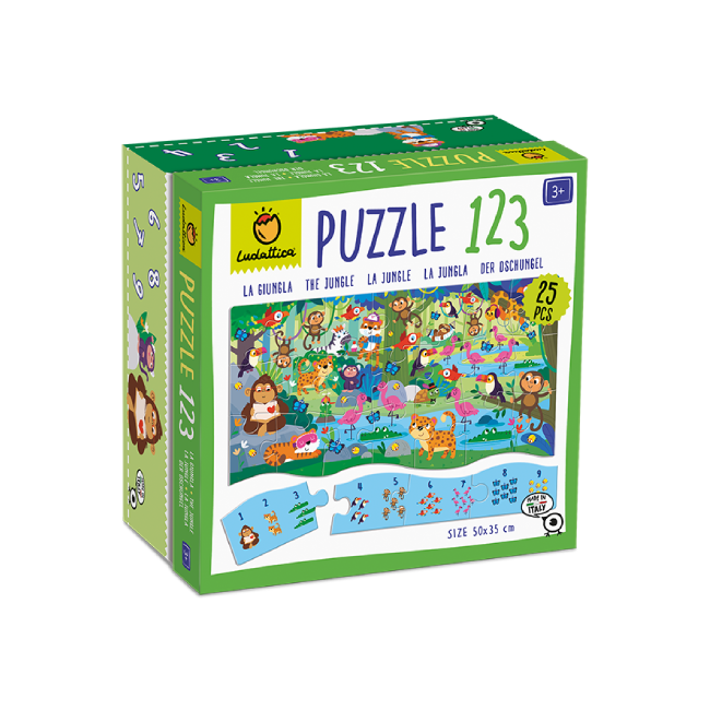 Puzzle 1 2 3 - La giungla