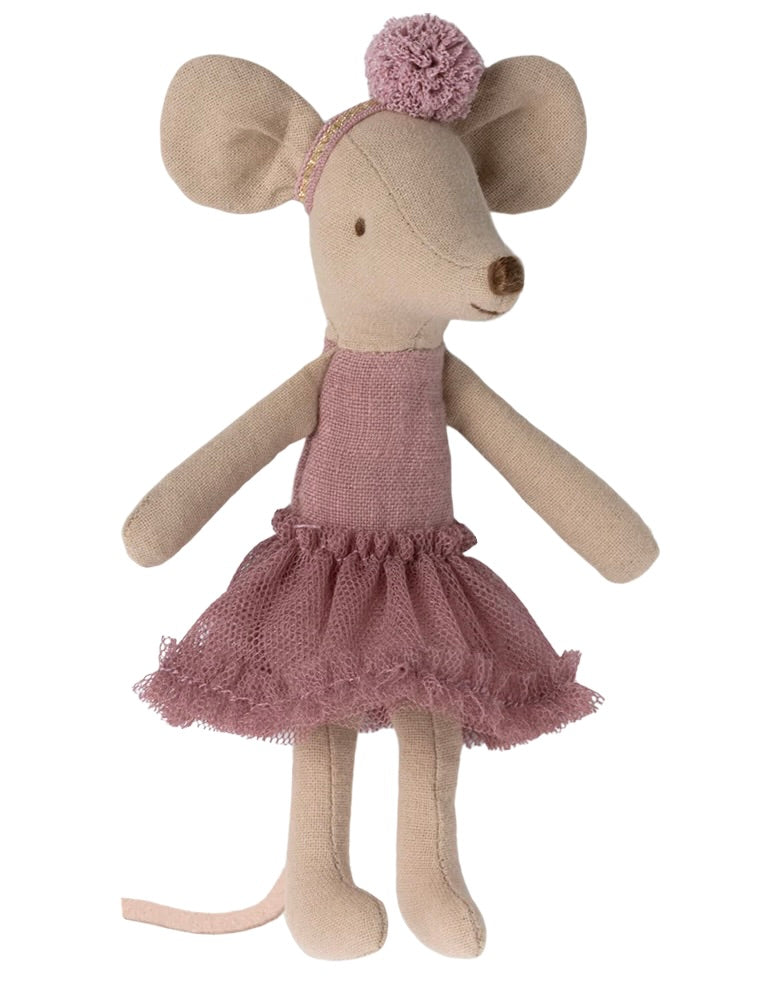 Topo ballerina con tutù rosa