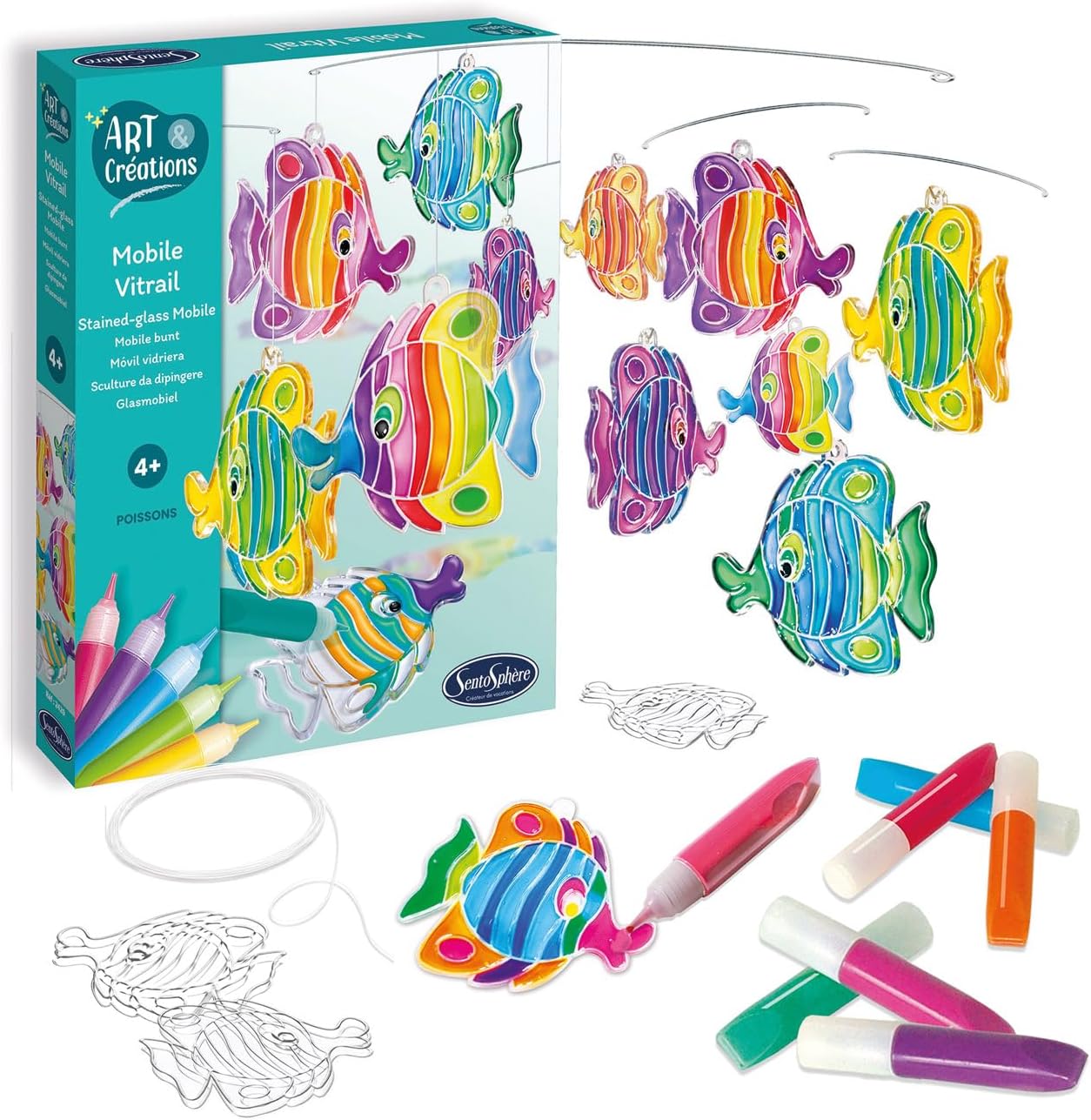 Mobile Vitrail - Pesci