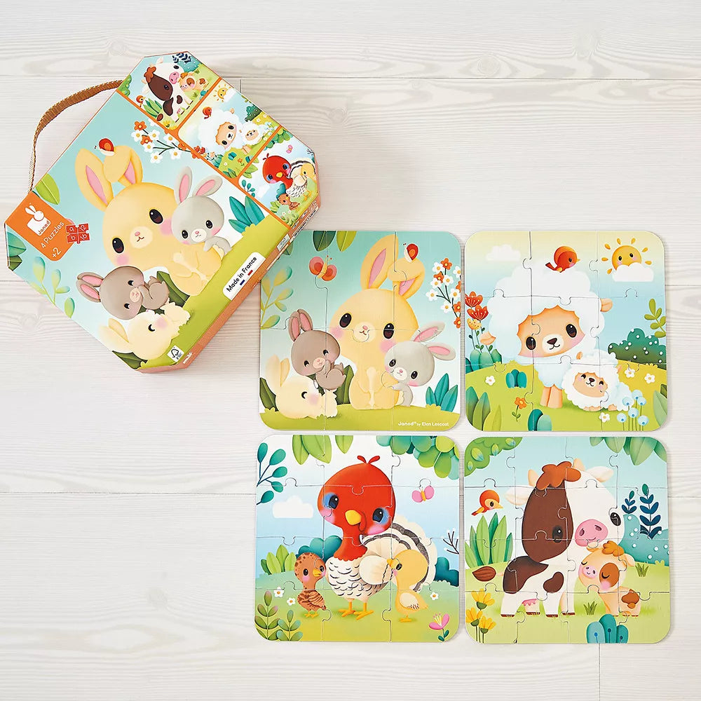 Puzzle progressivo - Animali della fattoria