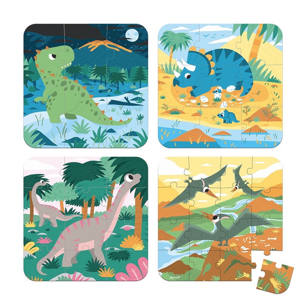 Puzzle progressivo - Dinosauri