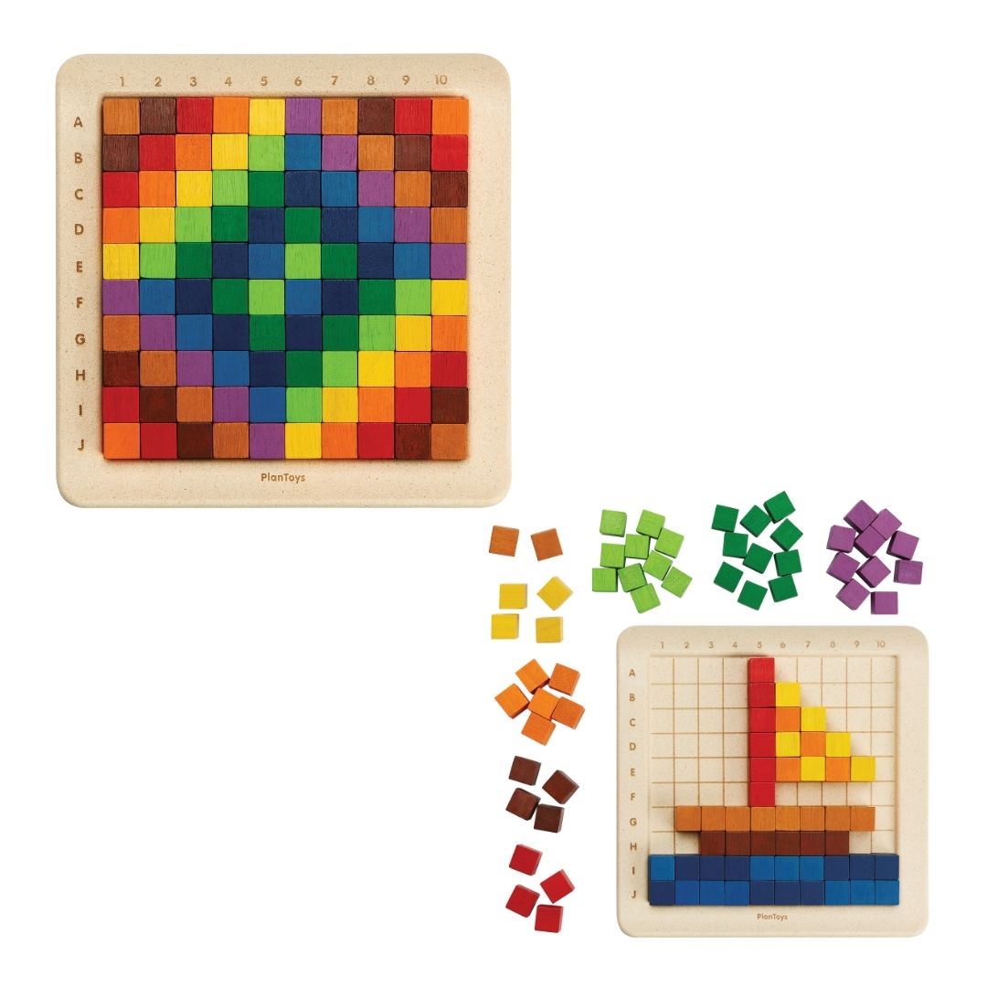 100 cubi per imparare a contare Plan Toys