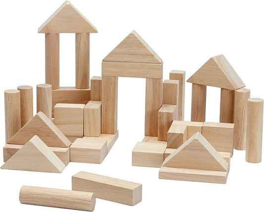 40 Blocchi in legno naturale Plan Toys
