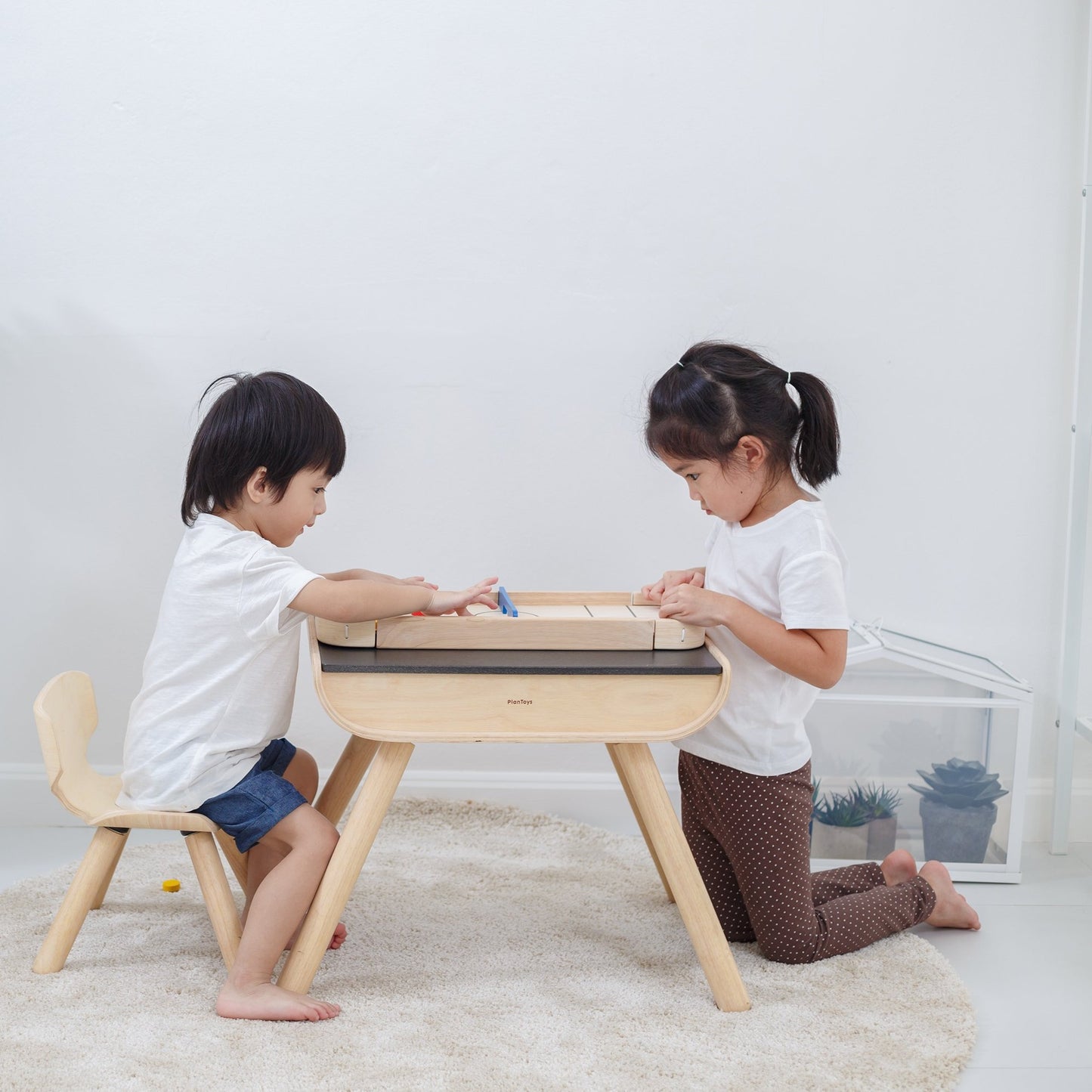 2-in-1 Shuffleboard Game Plan Toys