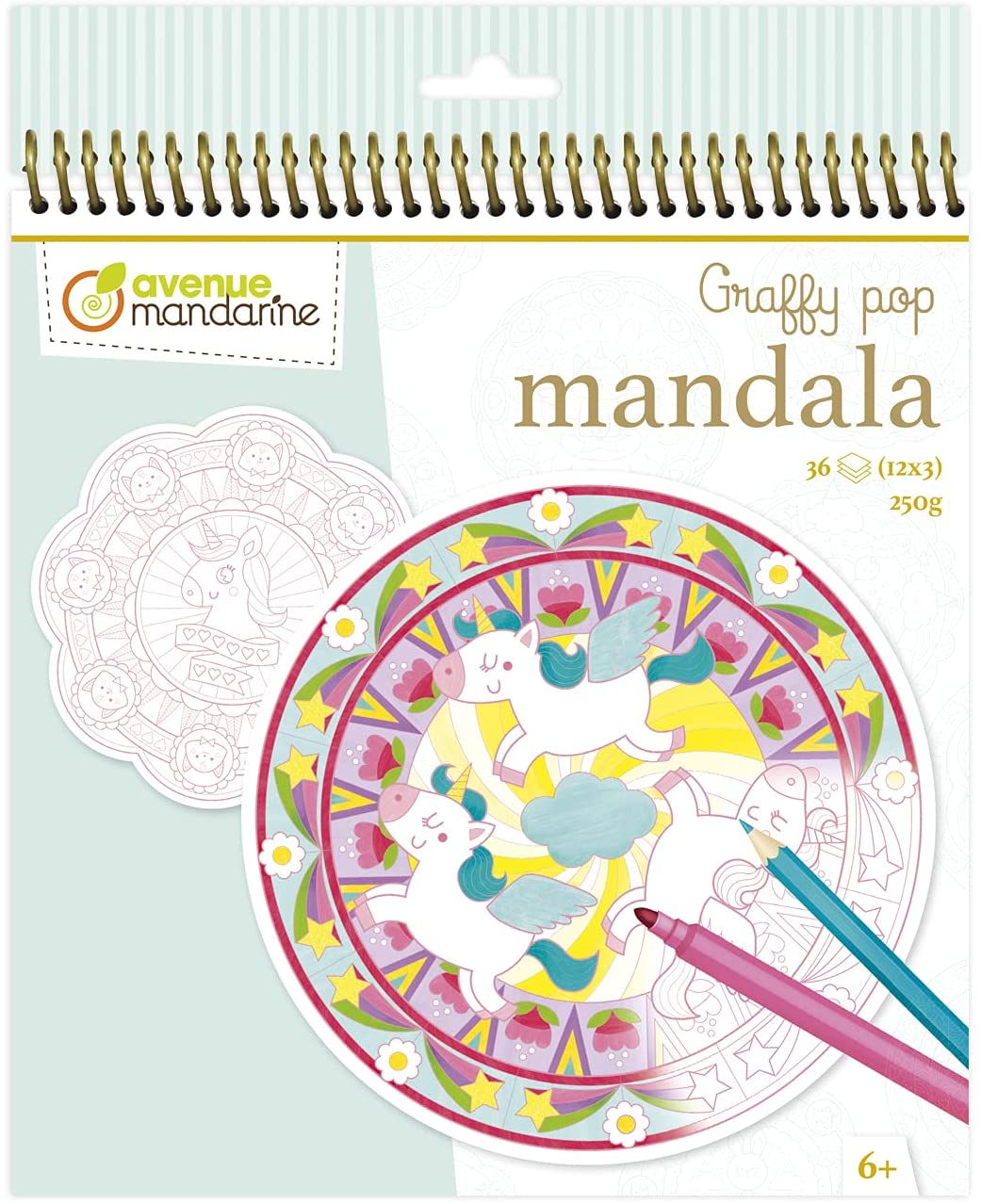 Graffy Pop Mandala Unicorni