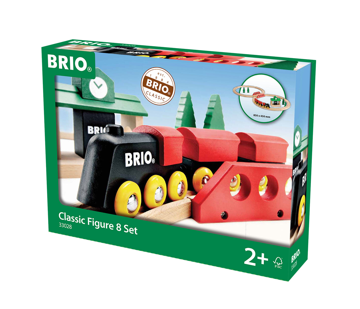 Set classico ferrovia ad 8 Brio