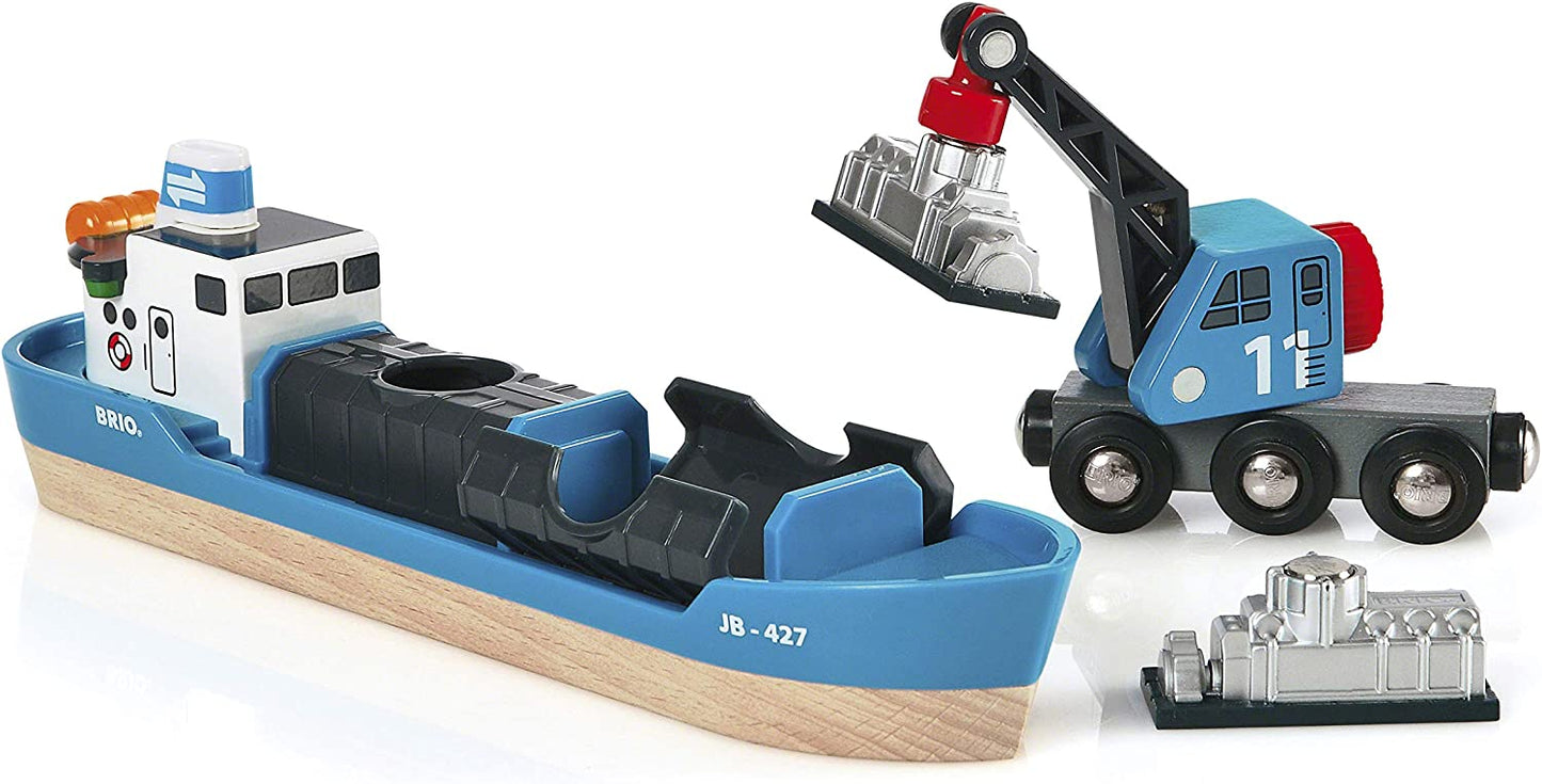Nave container e gru Brio