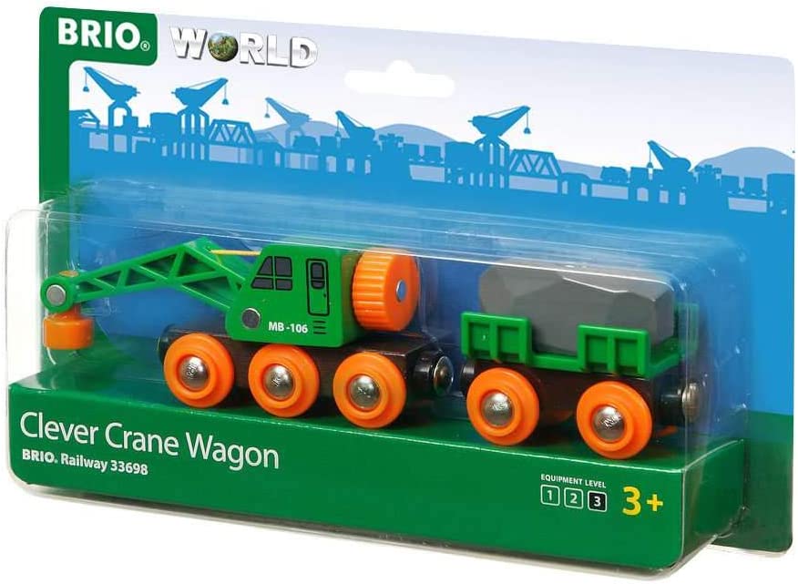 Vagone con gru Brio
