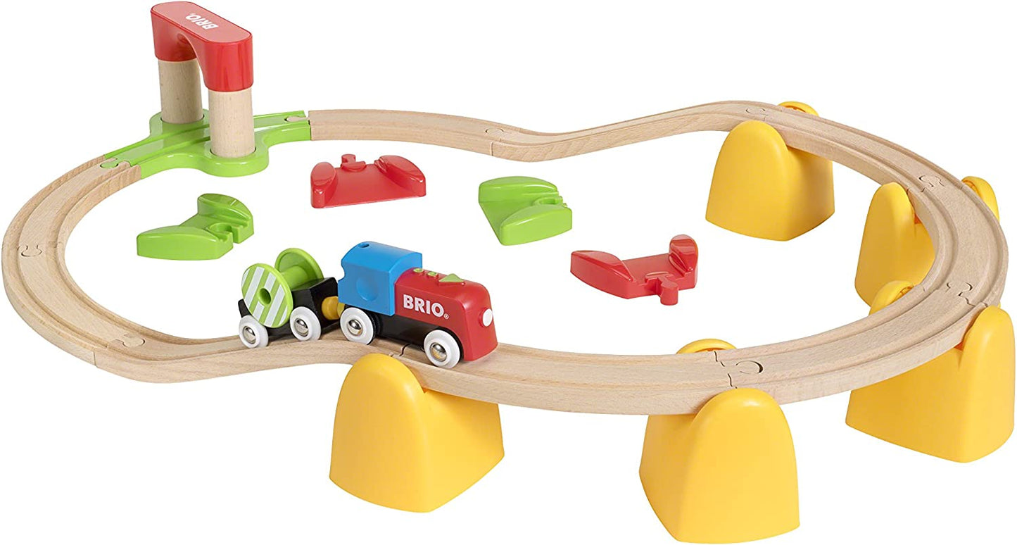 Set la mia prima ferrovia con treno a batteria Brio