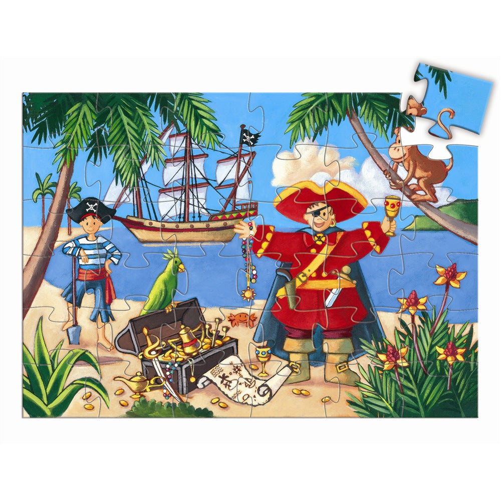Puzzle Il pirata e il tesoro Djeco