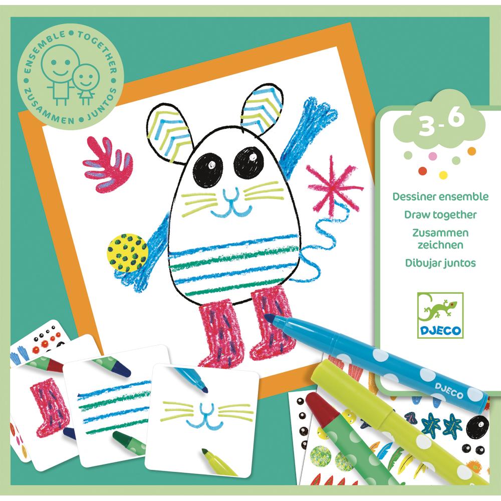 Disegnare insieme - Animali Djeco