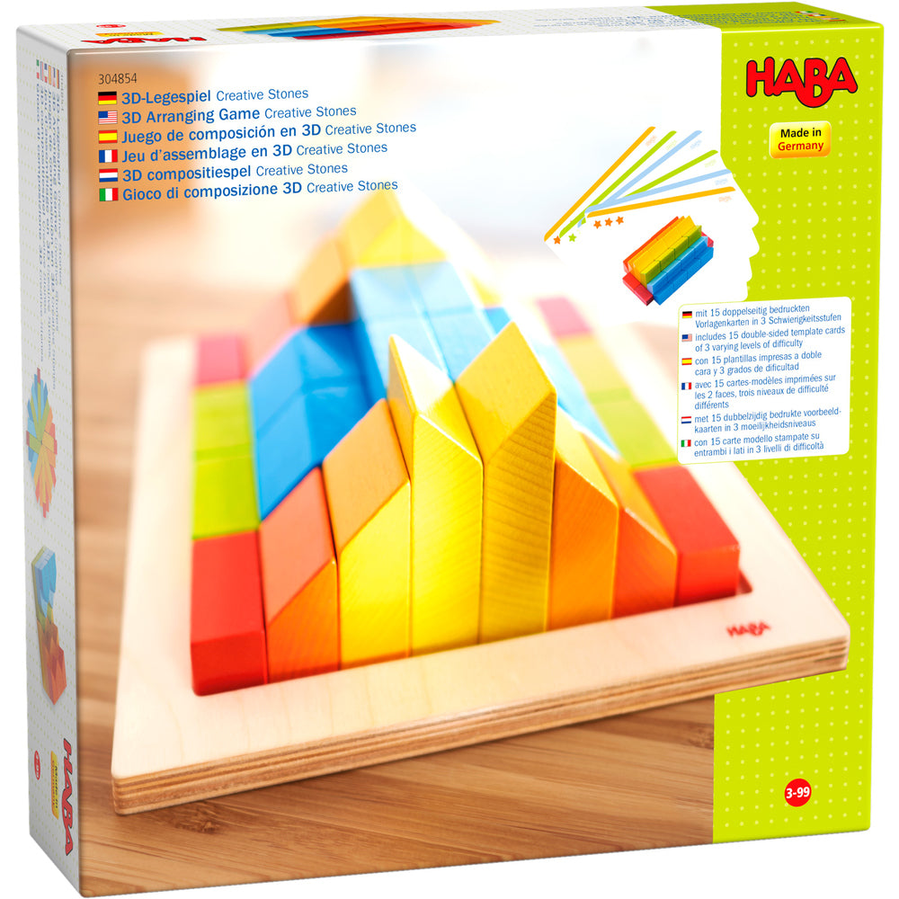 Gioco di composizione 3D Creative Stones Haba
