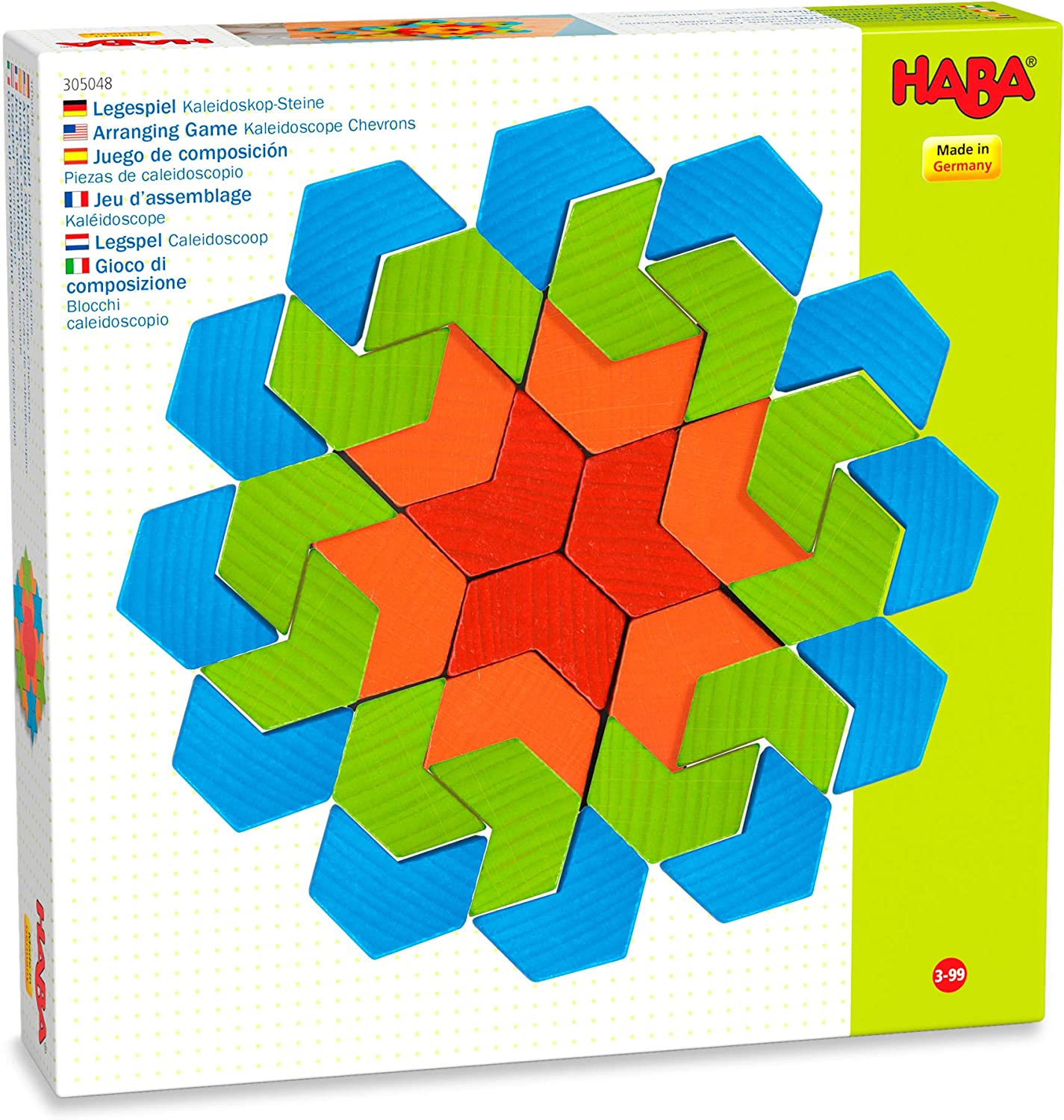 Gioco di composizione Blocchi caleidoscopio Haba