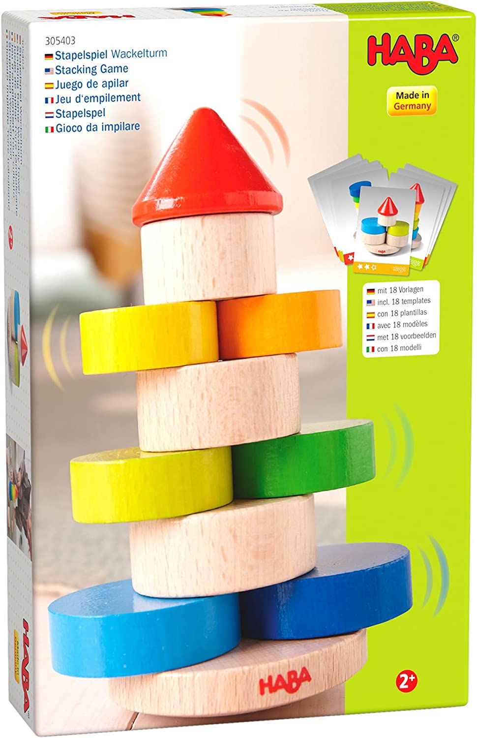 Gioco da impilare Torre traballante Haba