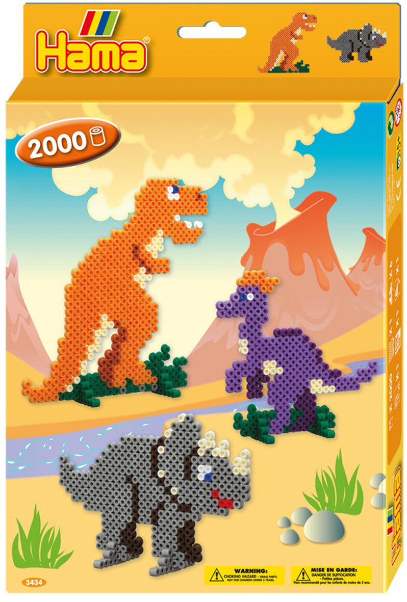 Set Dinosauri - Perline da stirare