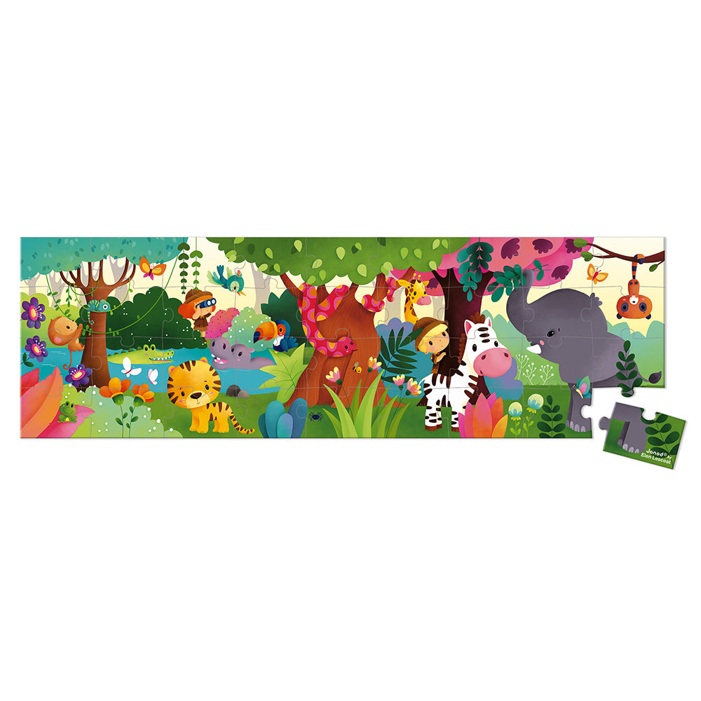 Puzzle Panoramico Giungla