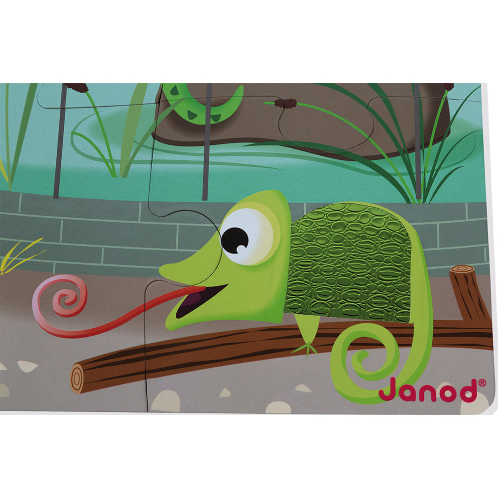 Puzzle tattile Una giornata allo zoo