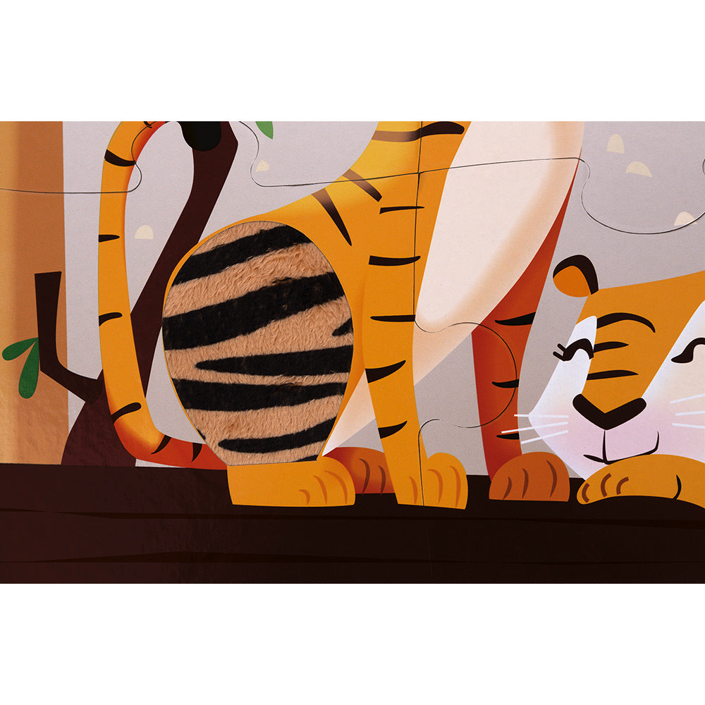 Puzzle tattile Una giornata allo zoo
