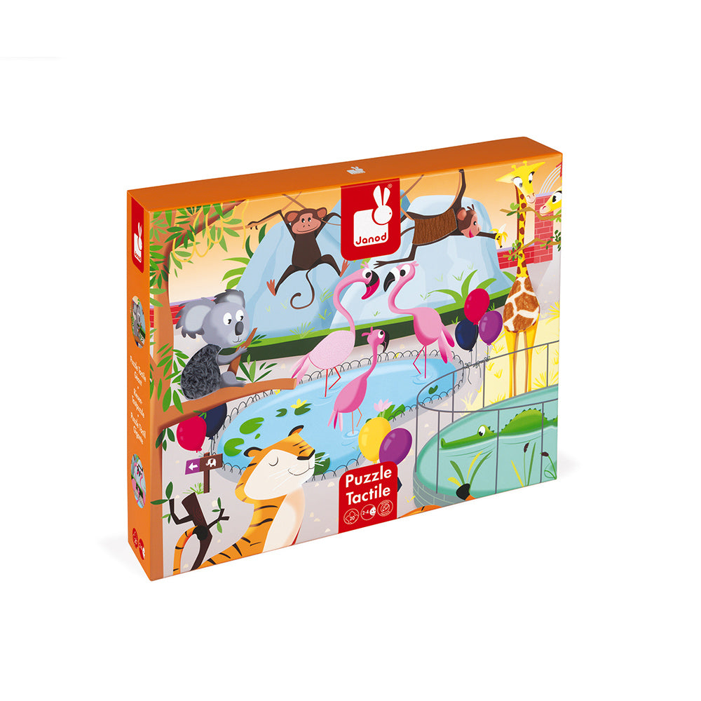 Puzzle tattile Una giornata allo zoo