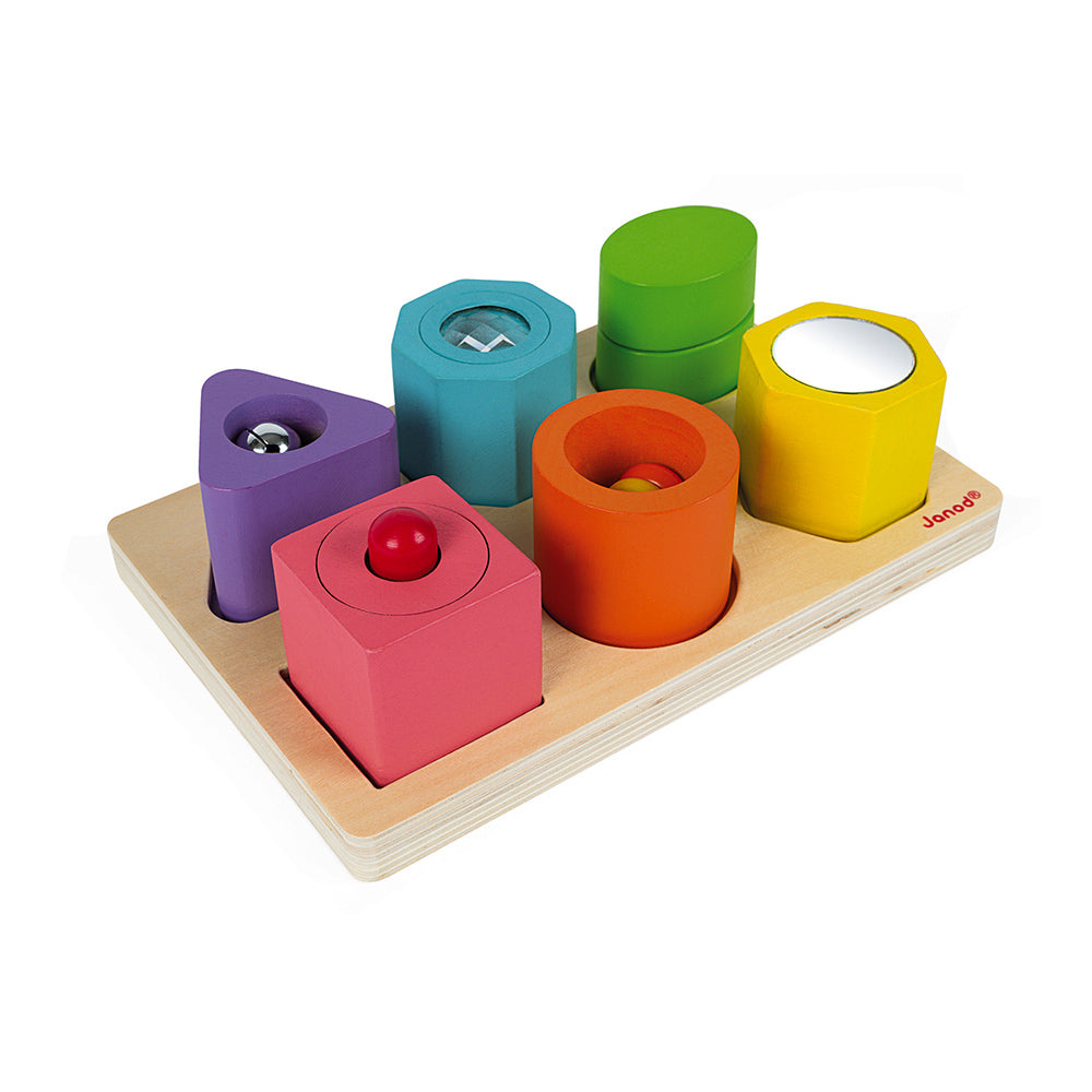 Puzzle 6 cubi sensoriali I wood