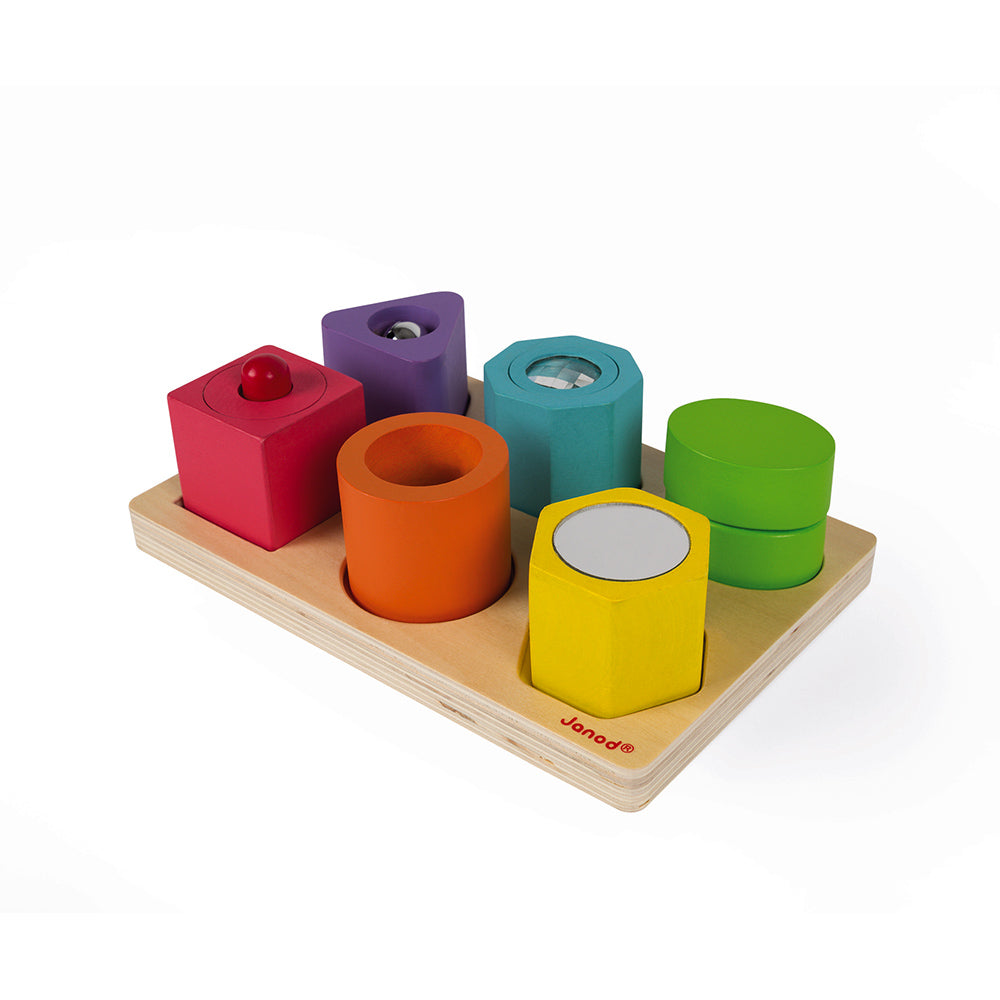 Puzzle 6 cubi sensoriali I wood