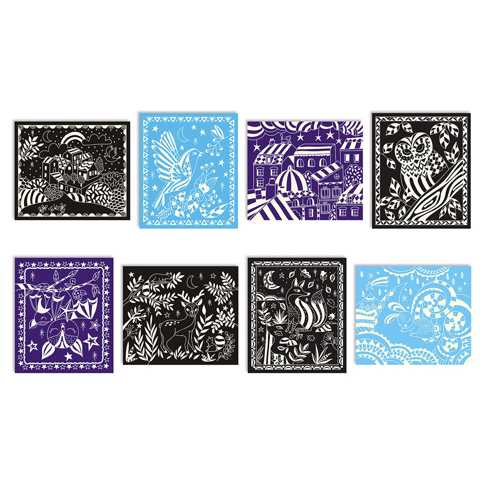 Scratch art - Fosforescente