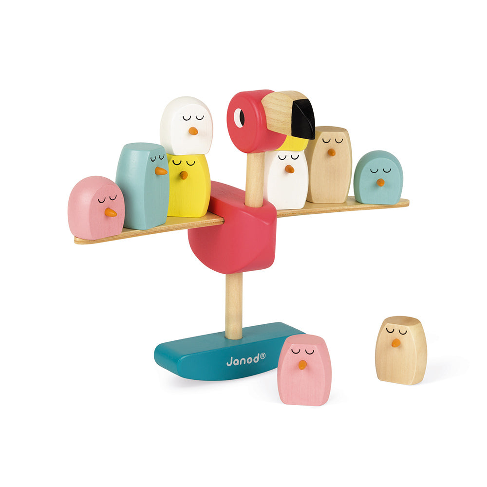 Gioco di equilibrio “Fenicottero rosa” - Zigolos