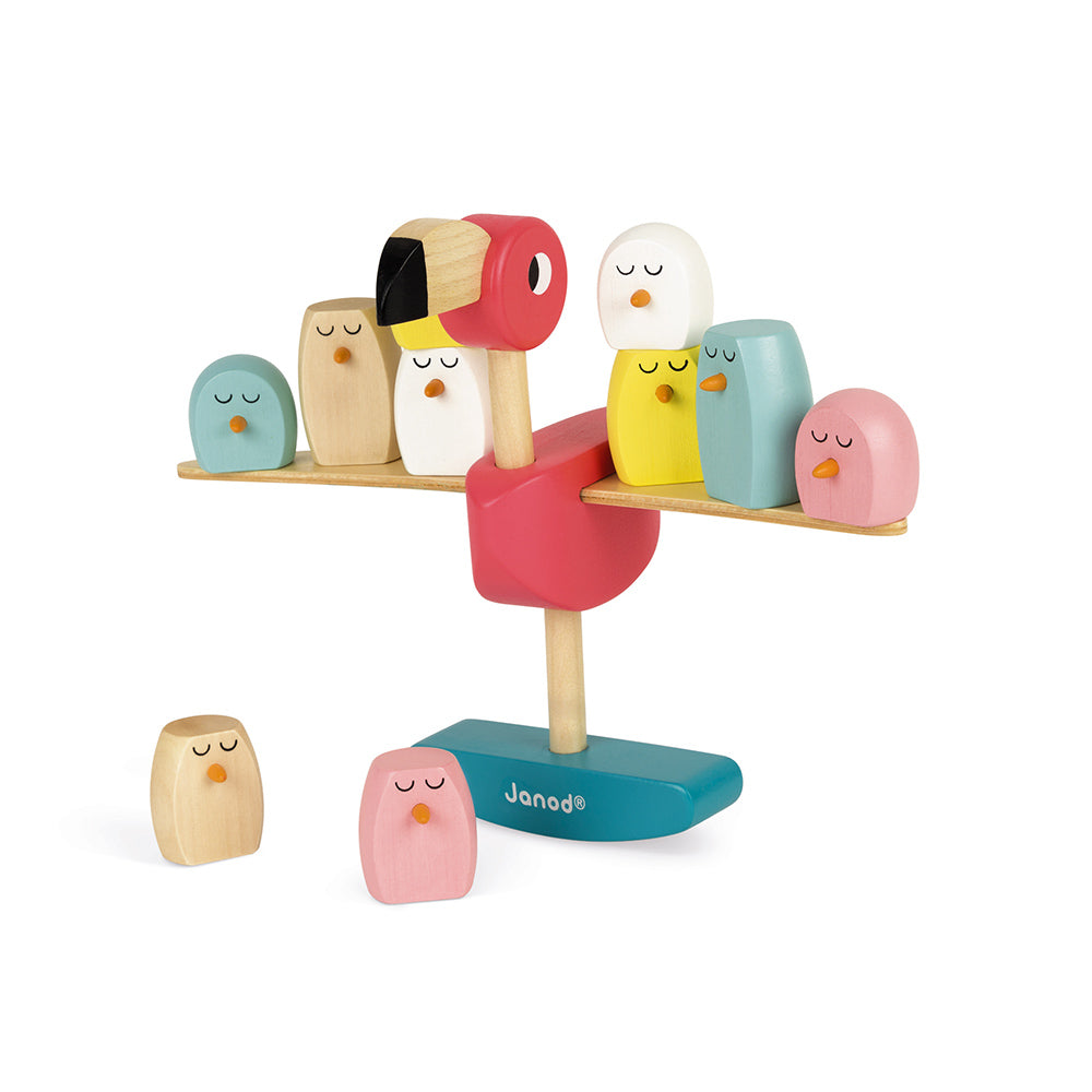 Gioco di equilibrio “Fenicottero rosa” - Zigolos