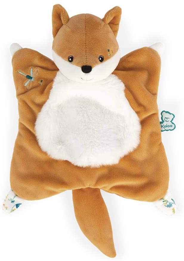 Doudou quadrato Leonard la volpe
