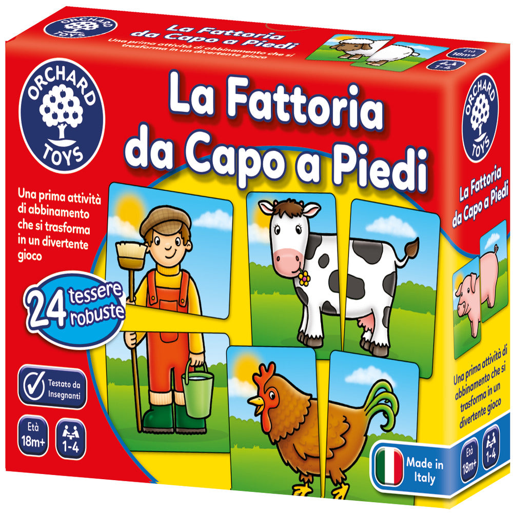 La fattoria da capo a piedi