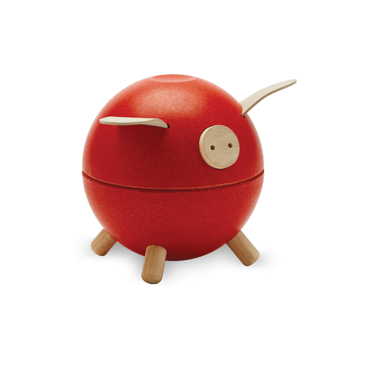 Piggy salvadanaio - Rosso Plan Toys