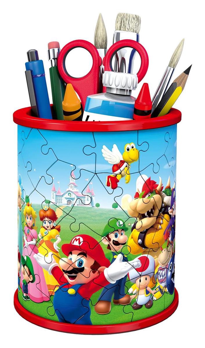 Puzzle 3D Super Mario Portamatite