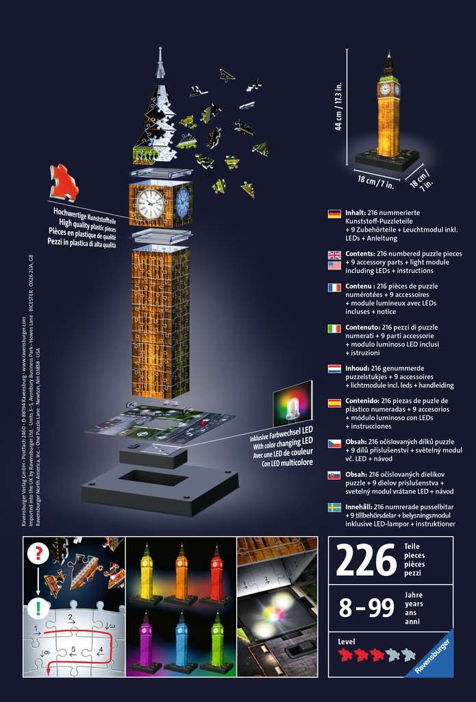 Puzzle 3D Big Ben