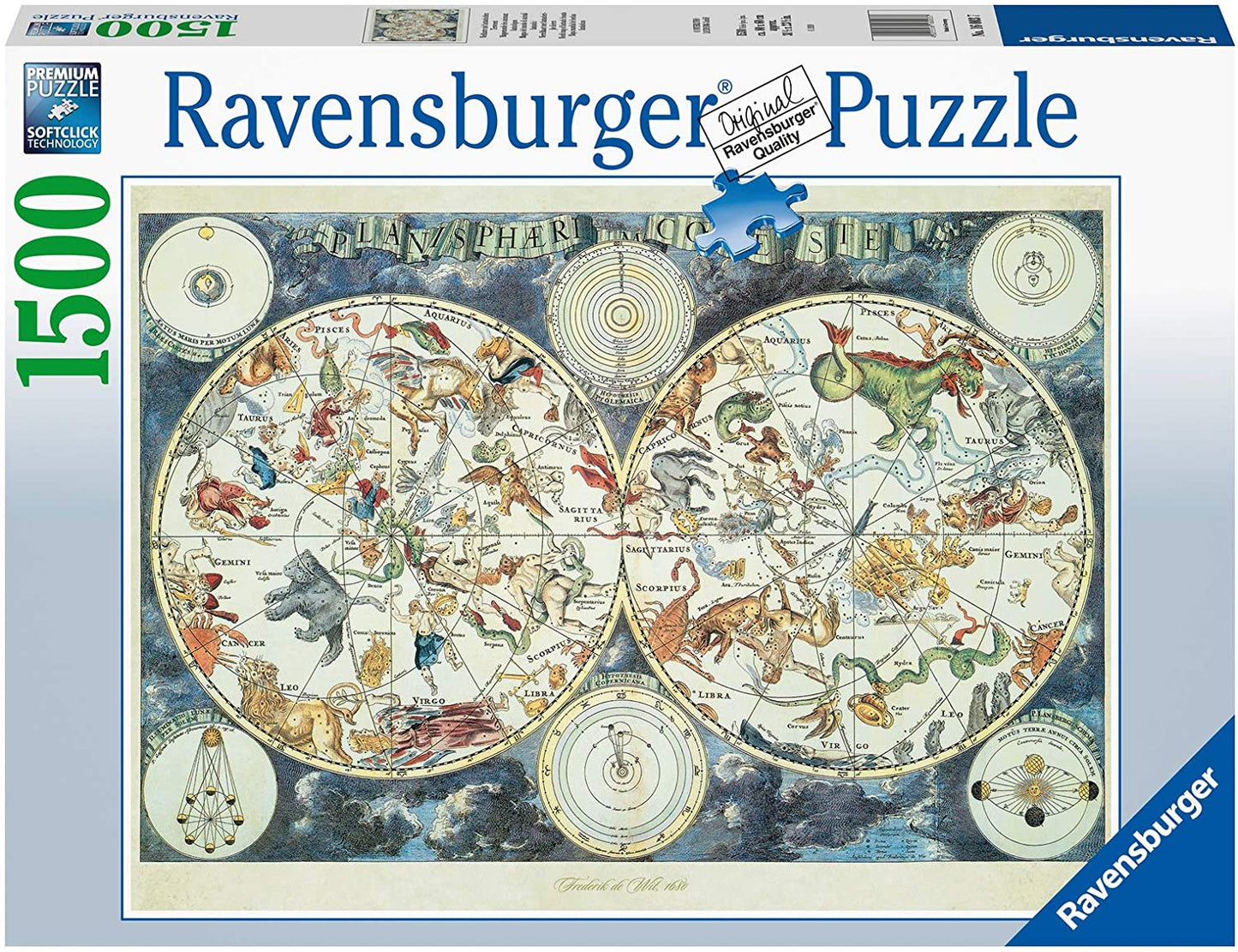 Puzzle Mappa del mondo di animali fantastici