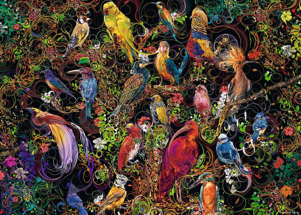 Puzzle Uccelli d’arte Ravensburger