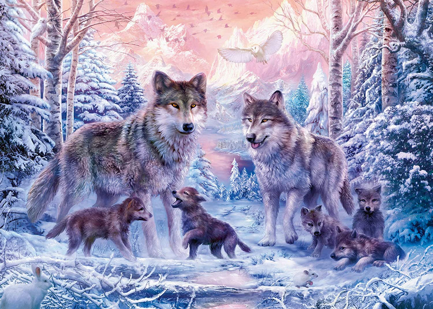 Puzzle Lupi dell’Artico Ravensburger