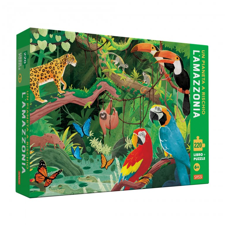 Un pianeta a rischio - L’Amazzonia. Puzzle e libro illustrato
