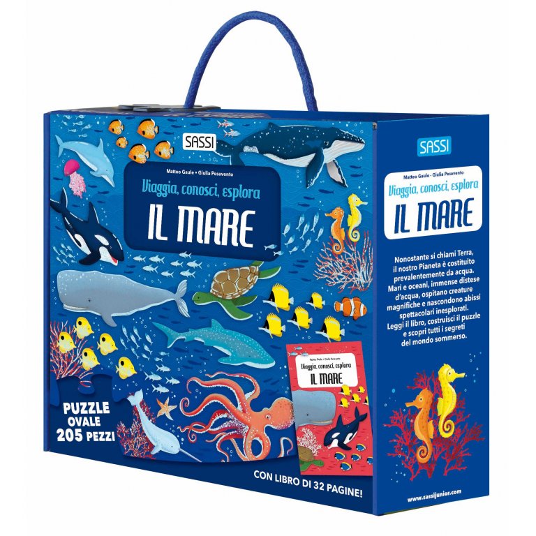 Viaggia. Conosci. Esplora. Il mare - Puzzle e libro