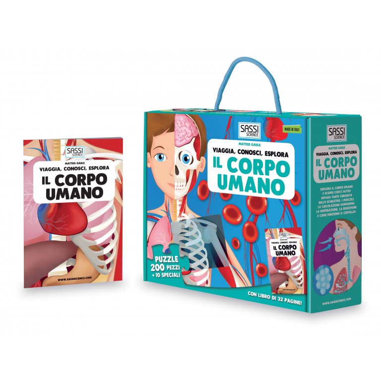 Viaggia, conosci, esplora. Il corpo umano - Puzzle e libro illustrato