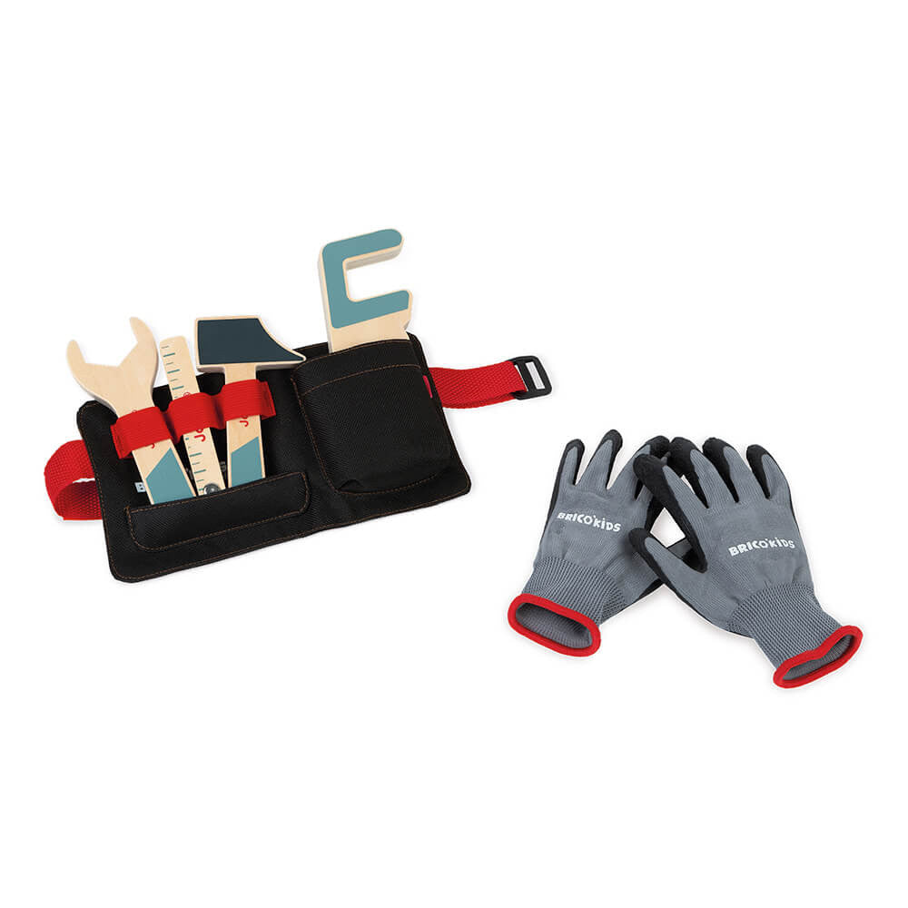 Set guanti e cintura degli attrezzi